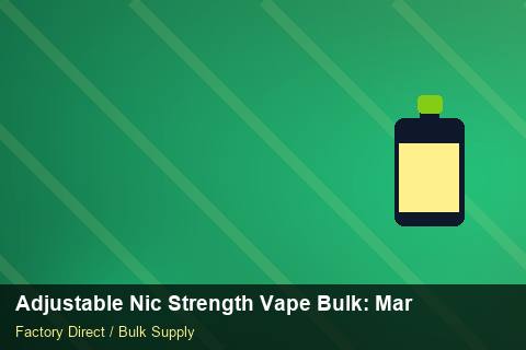 Adjustable Nic Strength Vape Bulk — Adjustable Nic Strength Vape Bulk: Market Trends 2026 — Wholesale Markups photo 1