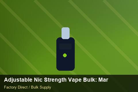 Adjustable Nic Strength Vape Bulk — Adjustable Nic Strength Vape Bulk: Market Trends 2026 — Wholesale Markups photo 2