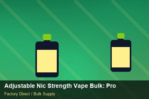 Adjustable Nic Strength Vape Bulk — Adjustable Nic Strength Vape Bulk: Production Capacity — Wholesale Markups photo 1