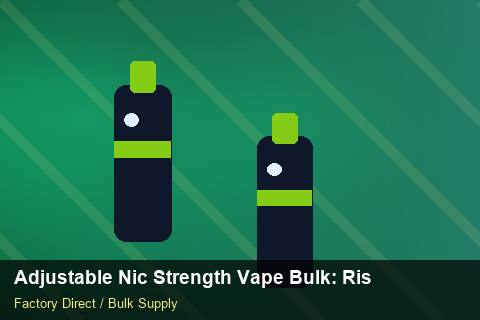 Adjustable Nic Strength Vape Bulk — Adjustable Nic Strength Vape Bulk: Risk Management — Wholesale Markups photo 1