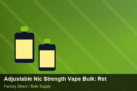 Adjustable Nic Strength Vape Bulk — Adjustable Nic Strength Vape Bulk: Returns & Warranty — Wholesale Markups photo 2