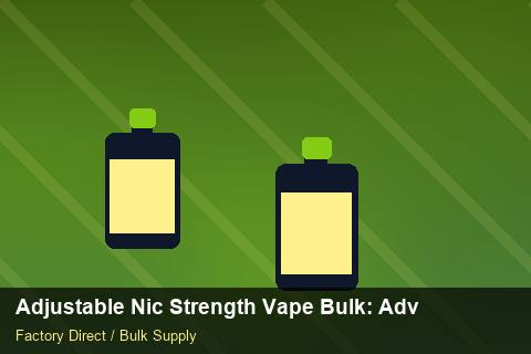 Adjustable Nic Strength Vape Bulk — Adjustable Nic Strength Vape Bulk: Advanced Sourcing — Wholesale Markups photo 2