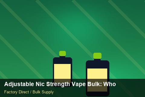 Adjustable Nic Strength Vape Bulk — Adjustable Nic Strength Vape Bulk: Wholesale Price — Cash Flow Planning photo 2