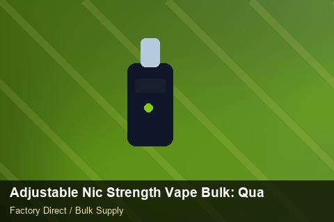 Adjustable Nic Strength Vape Bulk — Adjustable Nic Strength Vape Bulk: Quality Inspection Checklist — Cash Flow Planning photo 1