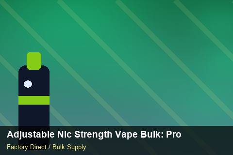 Adjustable Nic Strength Vape Bulk — Adjustable Nic Strength Vape Bulk: Procurement Strategy — Cash Flow Planning photo 2