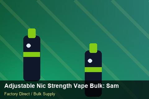 Adjustable Nic Strength Vape Bulk — Adjustable Nic Strength Vape Bulk: Sample Policy — Cash Flow Planning photo 1