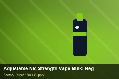 Adjustable Nic Strength Vape Bulk — Adjustable Nic Strength Vape Bulk: Negotiation Tips — Cash Flow Planning photo 1