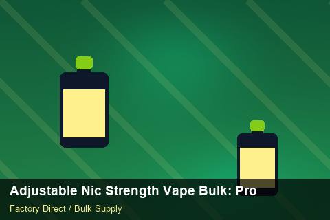 Adjustable Nic Strength Vape Bulk — Adjustable Nic Strength Vape Bulk: Production Capacity — Cash Flow Planning photo 1