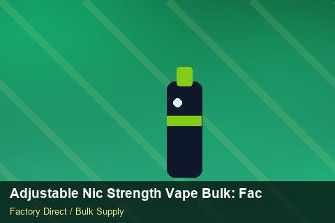 Adjustable Nic Strength Vape Bulk — Adjustable Nic Strength Vape Bulk: Factory Audit Report — Cash Flow Planning photo 2