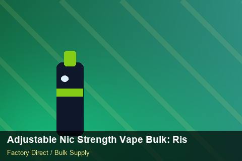 Adjustable Nic Strength Vape Bulk — Adjustable Nic Strength Vape Bulk: Risk Management — Cash Flow Planning photo 1