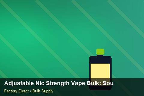 Adjustable Nic Strength Vape Bulk — Adjustable Nic Strength Vape Bulk: Sourcing Workflow — Cash Flow Planning photo 2
