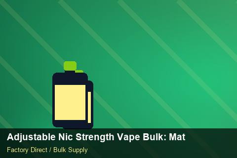 Adjustable Nic Strength Vape Bulk — Adjustable Nic Strength Vape Bulk: Material & Ingredients — Cash Flow Planning photo 1