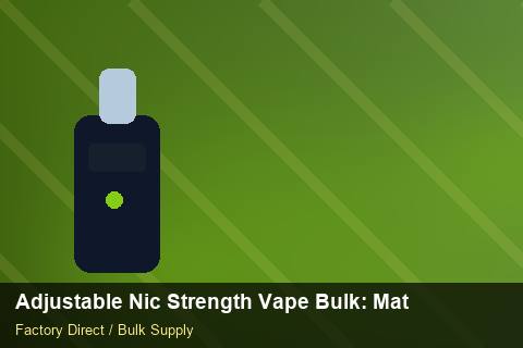 Adjustable Nic Strength Vape Bulk — Adjustable Nic Strength Vape Bulk: Material & Ingredients — Cash Flow Planning photo 2