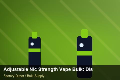 Adjustable Nic Strength Vape Bulk — Adjustable Nic Strength Vape Bulk: Distribution Channels — Cash Flow Planning photo 2