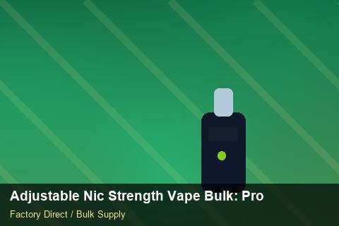 Adjustable Nic Strength Vape Bulk — Adjustable Nic Strength Vape Bulk: Procurement Checklist — Cash Flow Planning photo 2