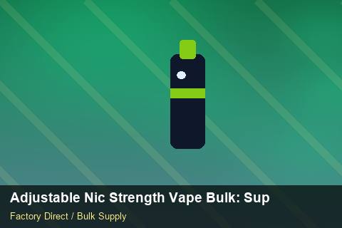 Adjustable Nic Strength Vape Bulk — Adjustable Nic Strength Vape Bulk: Supplier Vetting — Cash Flow Planning photo 1