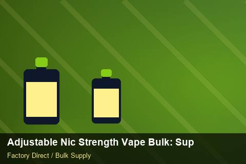 Adjustable Nic Strength Vape Bulk — Adjustable Nic Strength Vape Bulk: Supplier Vetting — Cash Flow Planning photo 2
