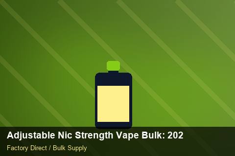 Adjustable Nic Strength Vape Bulk — Adjustable Nic Strength Vape Bulk: 2026 Buyer's Handbook — Inventory Turns photo 1