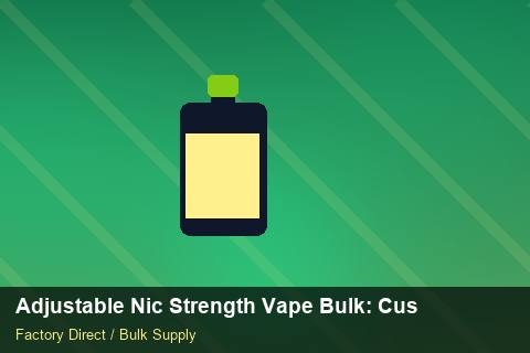 Adjustable Nic Strength Vape Bulk — Adjustable Nic Strength Vape Bulk: Customs Documentation — Inventory Turns photo 2