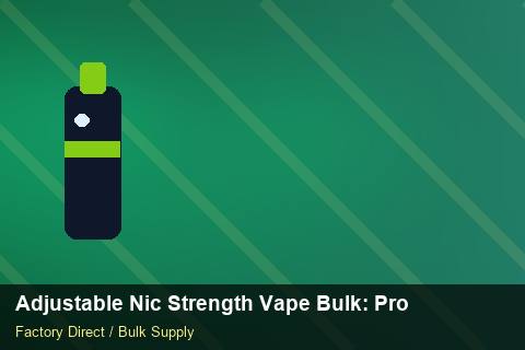 Adjustable Nic Strength Vape Bulk — Adjustable Nic Strength Vape Bulk: Procurement Strategy — Inventory Turns photo 2