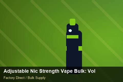 Adjustable Nic Strength Vape Bulk — Adjustable Nic Strength Vape Bulk: Volume Pricing Tiers — Inventory Turns photo 2