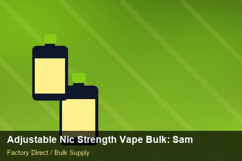 Adjustable Nic Strength Vape Bulk — Adjustable Nic Strength Vape Bulk: Sample Policy — Inventory Turns photo 2