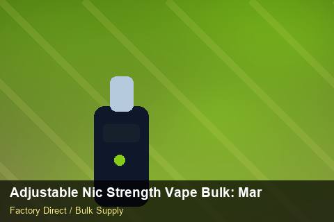 Adjustable Nic Strength Vape Bulk — Adjustable Nic Strength Vape Bulk: Market Trends 2026 — Inventory Turns photo 2