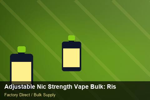 Adjustable Nic Strength Vape Bulk — Adjustable Nic Strength Vape Bulk: Risk Management — Inventory Turns photo 2