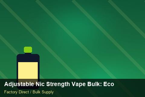 Adjustable Nic Strength Vape Bulk — Adjustable Nic Strength Vape Bulk: Eco-Friendly Materials — Inventory Turns photo 1