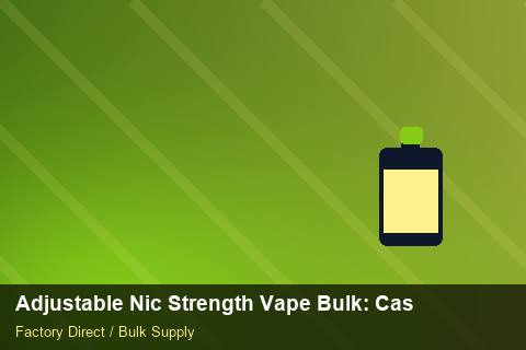 Adjustable Nic Strength Vape Bulk — Adjustable Nic Strength Vape Bulk: Case Studies — Inventory Turns photo 2