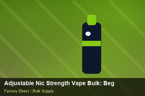 Adjustable Nic Strength Vape Bulk — Adjustable Nic Strength Vape Bulk: Beginner's Guide — Inventory Turns photo 1