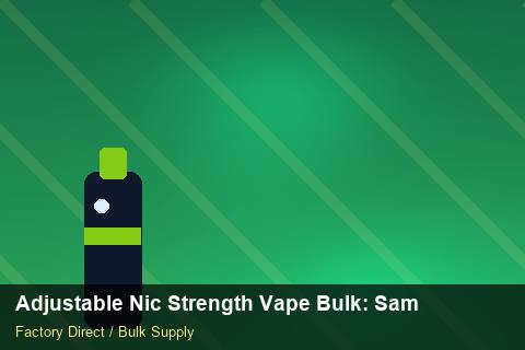 Adjustable Nic Strength Vape Bulk — Adjustable Nic Strength Vape Bulk: Sample Policy — Reorder Points photo 1