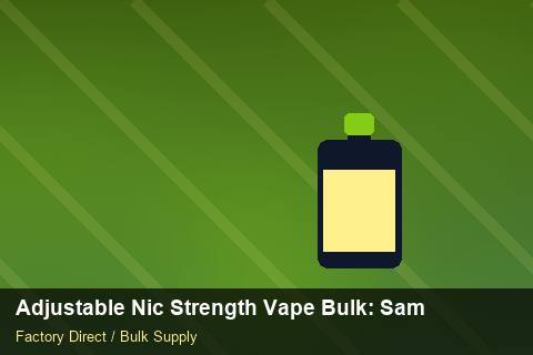 Adjustable Nic Strength Vape Bulk — Adjustable Nic Strength Vape Bulk: Sample Policy — Reorder Points photo 2