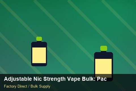 Adjustable Nic Strength Vape Bulk — Adjustable Nic Strength Vape Bulk: Packaging Standards — Reorder Points photo 1