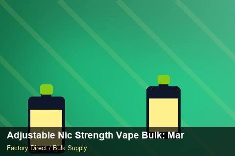 Adjustable Nic Strength Vape Bulk — Adjustable Nic Strength Vape Bulk: Market Trends 2026 — Reorder Points photo 1