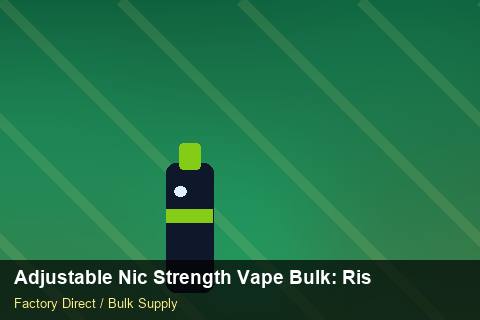 Adjustable Nic Strength Vape Bulk — Adjustable Nic Strength Vape Bulk: Risk Management — Reorder Points photo 1