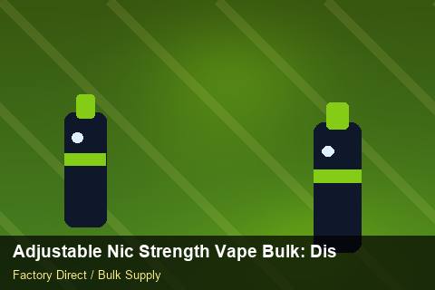 Adjustable Nic Strength Vape Bulk — Adjustable Nic Strength Vape Bulk: Distribution Channels — Reorder Points photo 2
