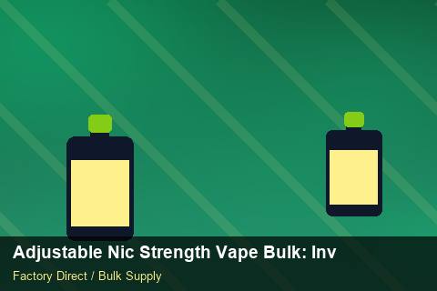 Adjustable Nic Strength Vape Bulk — Adjustable Nic Strength Vape Bulk: Inventory Management — Reorder Points photo 2