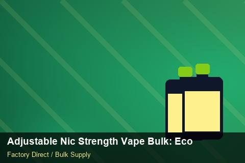 Adjustable Nic Strength Vape Bulk — Adjustable Nic Strength Vape Bulk: Eco-Friendly Materials — Reorder Points photo 1