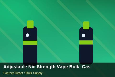 Adjustable Nic Strength Vape Bulk — Adjustable Nic Strength Vape Bulk: Case Studies — Reorder Points photo 1