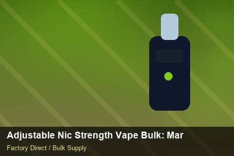 Adjustable Nic Strength Vape Bulk — Adjustable Nic Strength Vape Bulk: Margin Calculator — Reorder Points photo 2
