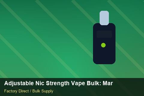 Adjustable Nic Strength Vape Bulk — Adjustable Nic Strength Vape Bulk: Market Comparison — Reorder Points photo 1