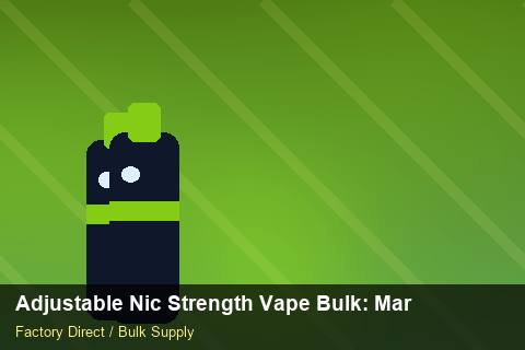 Adjustable Nic Strength Vape Bulk — Adjustable Nic Strength Vape Bulk: Market Comparison — Reorder Points photo 2