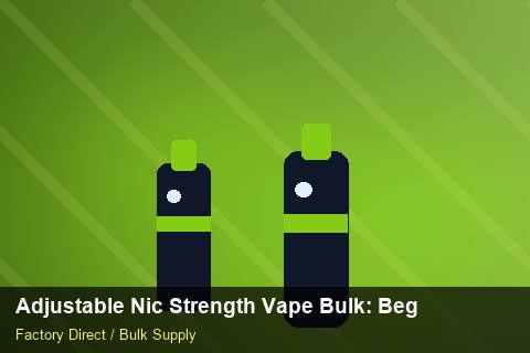Adjustable Nic Strength Vape Bulk — Adjustable Nic Strength Vape Bulk: Beginner's Guide — Reorder Points photo 1