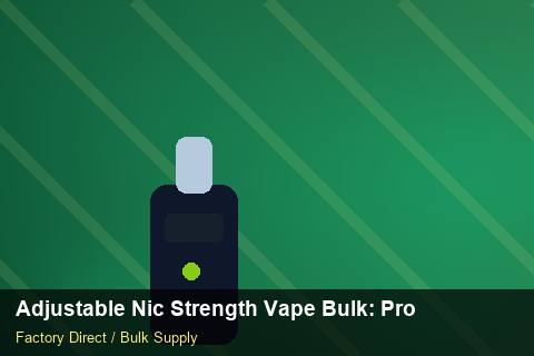 Adjustable Nic Strength Vape Bulk — Adjustable Nic Strength Vape Bulk: Procurement Checklist — Reorder Points photo 2