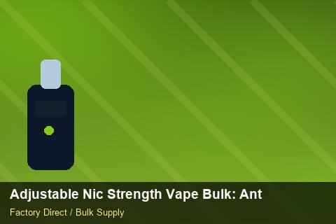Adjustable Nic Strength Vape Bulk — Adjustable Nic Strength Vape Bulk: Anti-Counterfeit Measures — Reorder Points photo 1