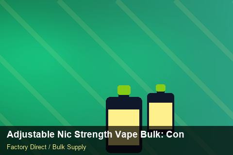 Adjustable Nic Strength Vape Bulk — Adjustable Nic Strength Vape Bulk: Contract Essentials — Reorder Points photo 2