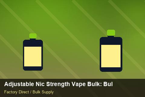 Adjustable Nic Strength Vape Bulk — Adjustable Nic Strength Vape Bulk: Bulk Supplier Guide — Safety Stock photo 2