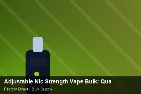 Adjustable Nic Strength Vape Bulk — Adjustable Nic Strength Vape Bulk: Quality Inspection Checklist — Safety Stock photo 1