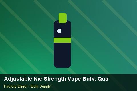 Adjustable Nic Strength Vape Bulk — Adjustable Nic Strength Vape Bulk: Quality Inspection Checklist — Safety Stock photo 2